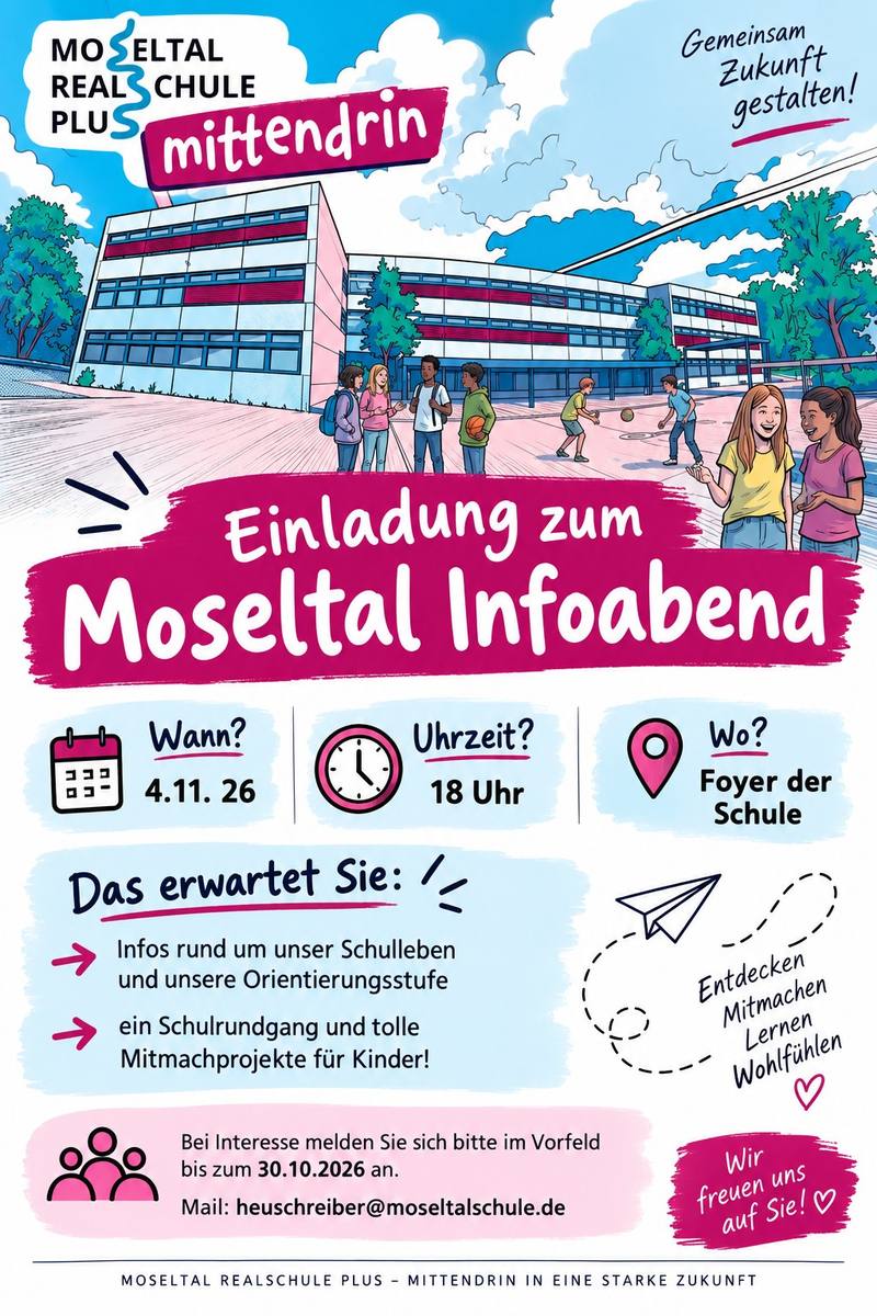 Infoabend für die neuen 5. Klassen